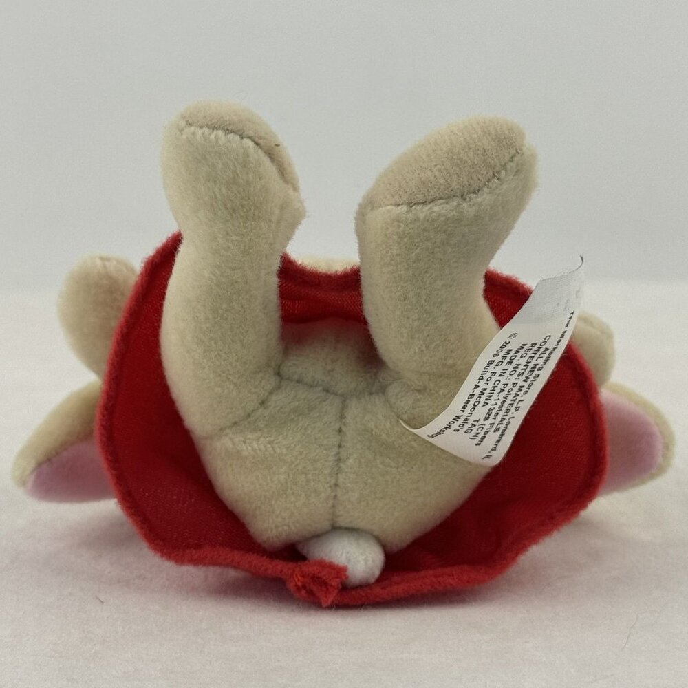Vintage 2006 Build-A-Bear Pawlette Coufur Plush Bunny 4" Red Heart Dress - Picture 7 of 11